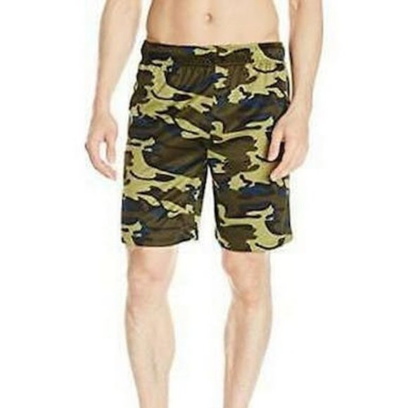 Vintage by Majestic International Mens Camo Athleisure Drawstring Short Large - Picture 1 of 1